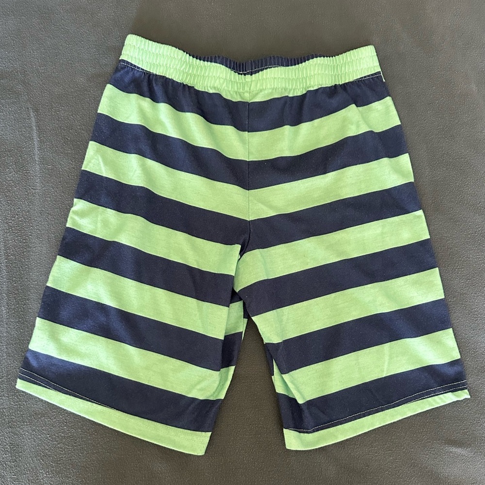 Cat and Jack blue/green stripped cotton shorts. Smoke/pet free home, worn once
